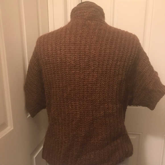 3 FOR $15 SALE: Brown Woven Shrug - Picture 2 of 3